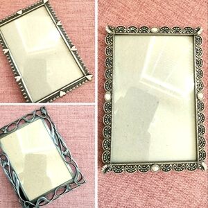 ✨️SALE✨️ Three Vintage 1990's Pewter / Silver Picture Frames